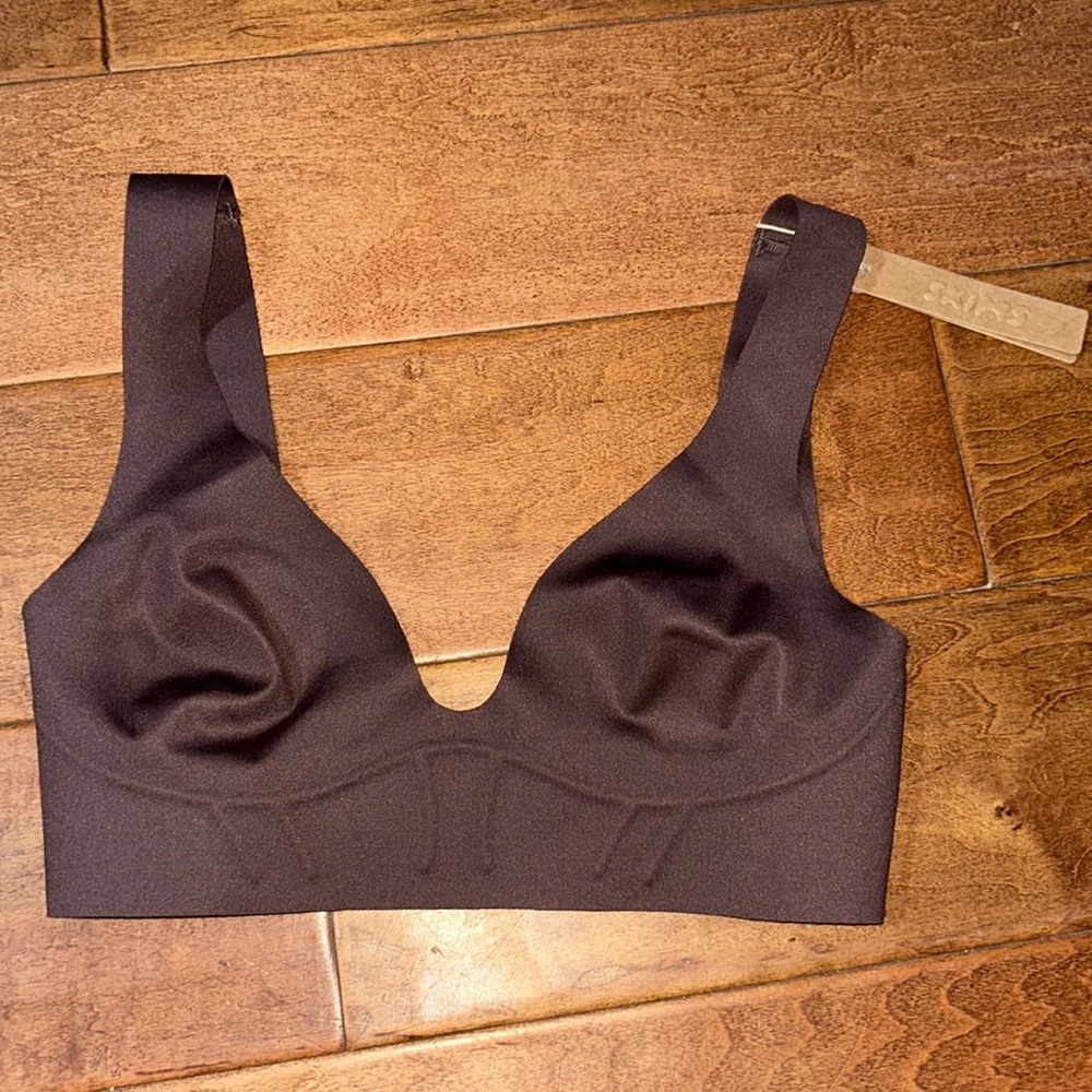 SKIMS Brown Bra